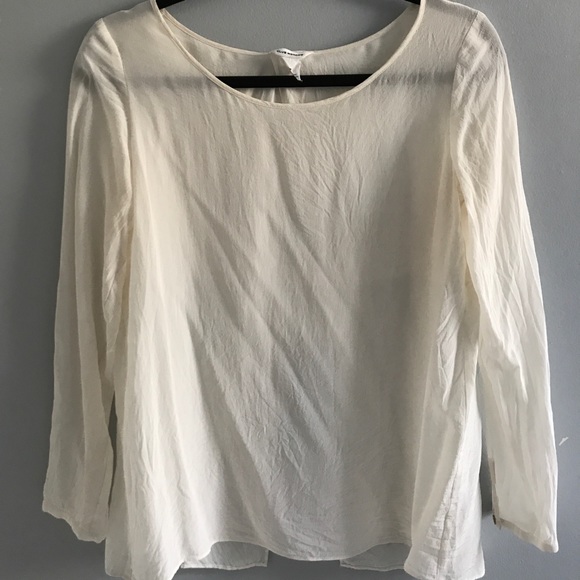 Club Monaco Silk Open-back Blouse - Picture 2 of 5
